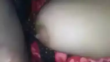 Desi big boob wife sucking husband Dick