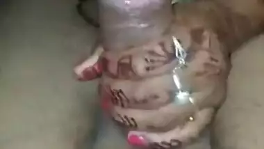 Newly married wife blowjob to her husband video