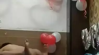 Desi bhabhi after Birthday celebration fucking Very hard with loud maons