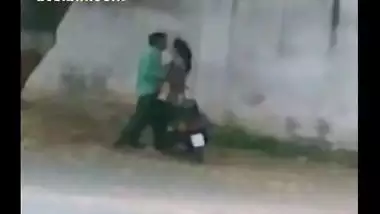 Desi Guy Having Fun With His Colleague On Scooter