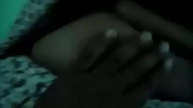 Desi wife in saree boobs press