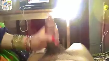 Desi wife giving hot blowjob