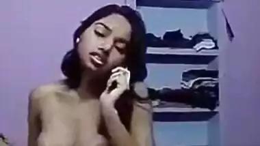 Sexy marathi girl finger fucking selfie video